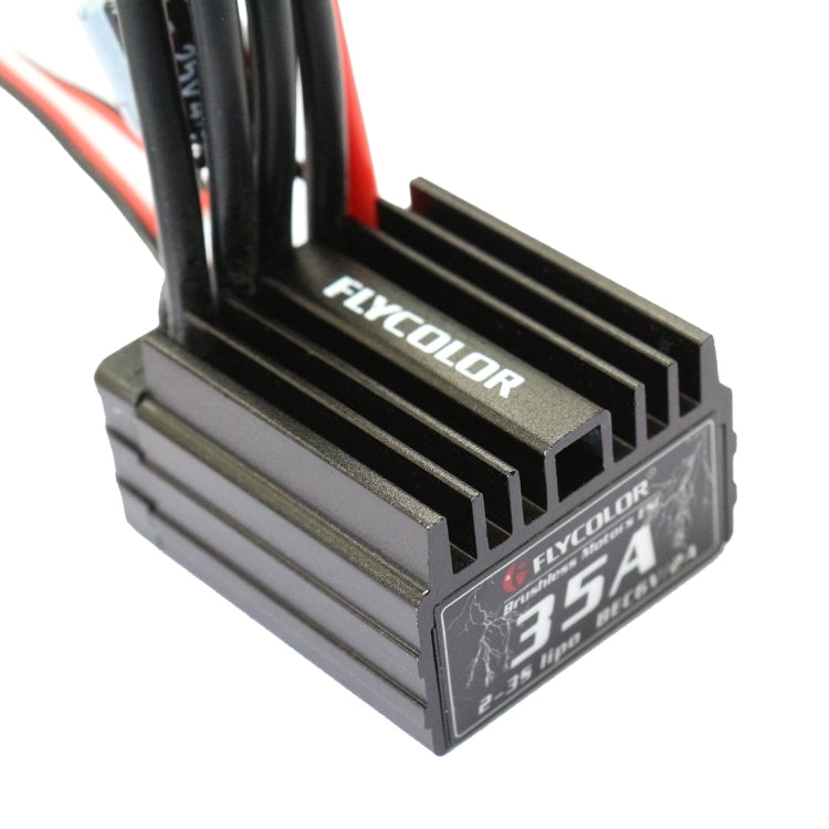 Regolatore di velocità elettronico brushless senza sensori Flycolor Thunder Series 35A per auto RC, 35A Regolatore di velocità elettronico brushless senza sensori Flycolor Thunder Series 35A per auto RC, 35A